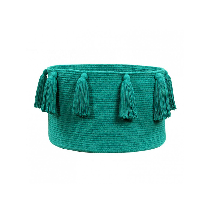 ΚΑΛΑΘΙ ΑΠΟΘΗΚΕΥΣΗΣ TASSELS EMERALD (30X45), LORENA CANALS